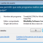 Deshabilitar control de cuentas de usuario