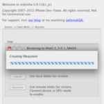 Nueva actualización Redsn0w 0.9.11b1 ahora permite downgrade para el iPad 2, 3, y iPhone 4S